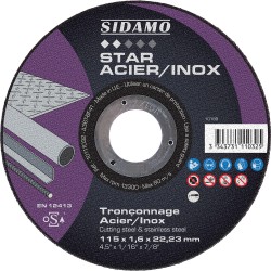 Disque à tronçonner  ACIER...