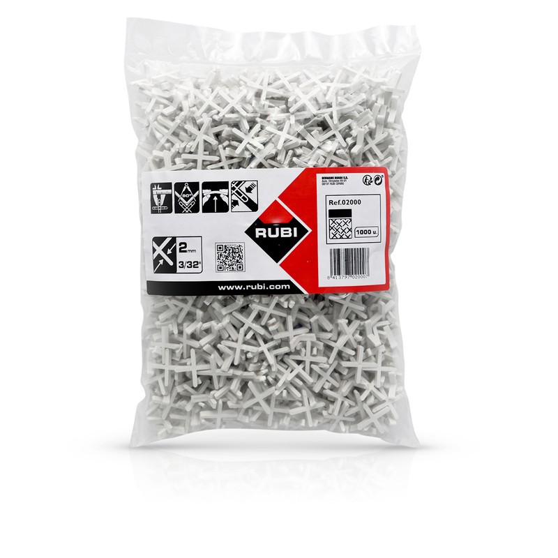 CROISILLONS 2 MM - 1000 Pièces - RUBI - 2000