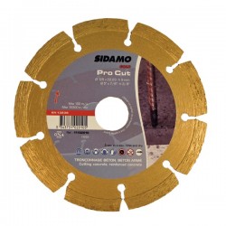 Disque Diamant Mixte , Béton Armé Ø 230 - Sidamo Pro Cut 11102006
