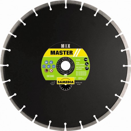 Disque Diamant  Ø 300 mm /  20 mm - SAMEDIA Master Mix  313704
