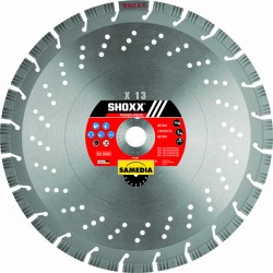 DISQUE DIAMANT MIXTE , 230 mm ,  BETON + MATERIAUX DE CONSTRUCTION ,  SAMEDIA SHOXX X13  310 069